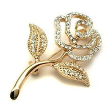 伊泰蓮娜麗晶合金胸針 幻影花金飾，演繹珠寶藝術(shù)新篇章